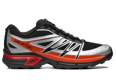 Pre-owned Salomon Xtwings 2 Sneakers In Black/silver/vibrant Orange
