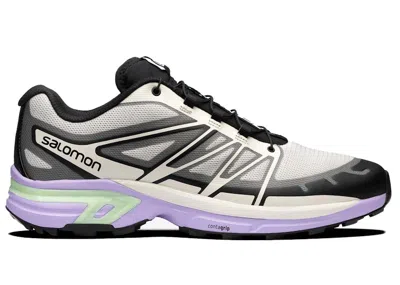 Pre-owned Salomon Xtwings 2 Violet Sneakers In Nimbus Cloud/black/patina Green