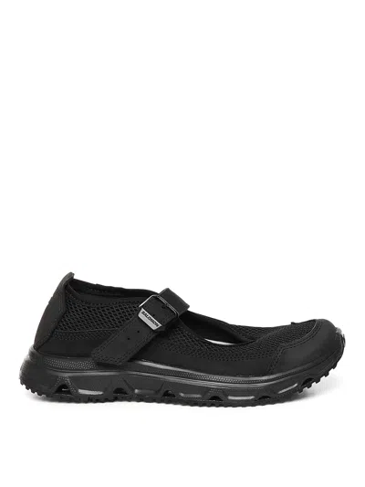Salomon Rx Marie-jeanne Rubber-trimmed Mesh Sandals In Black