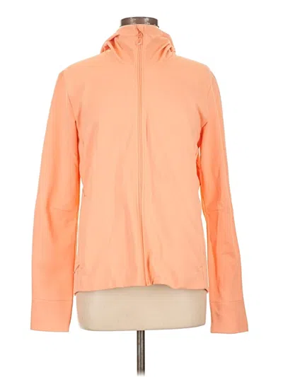 Pre-owned Salomon Zip Up Hoodie In Orange