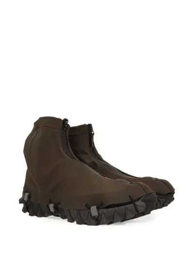 Salomon Zip-fastening Sneakers In Brown