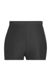 Salon 1884 Tozzo Cotton Silk Hot Pants In Black