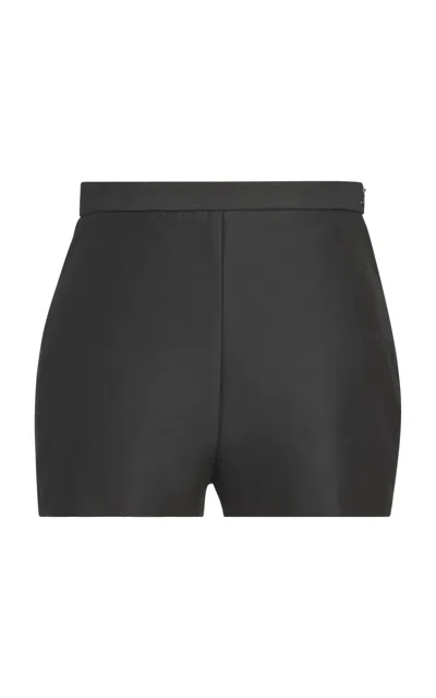 Salon 1884 Tozzo Cotton-silk Shorts In Black