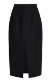 Salon 1884 Zorzi Cotton-silk Maxi Skirt In Black