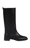 Salondeju Classic Leather Knee Boots