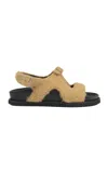 Salondeju Faux-shearling Sandals