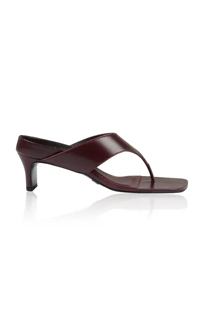 Salondeju Frame Mery Sandal In Burgundy