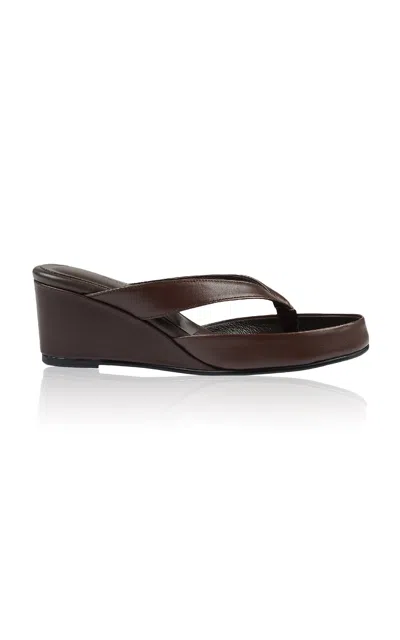 Salondeju Frame Wedge Mule In Brown