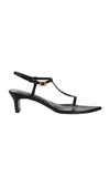 Salondeju Mine Strap Leather Sandals