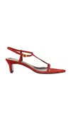 Salondeju Mine Strap Suede Sandals