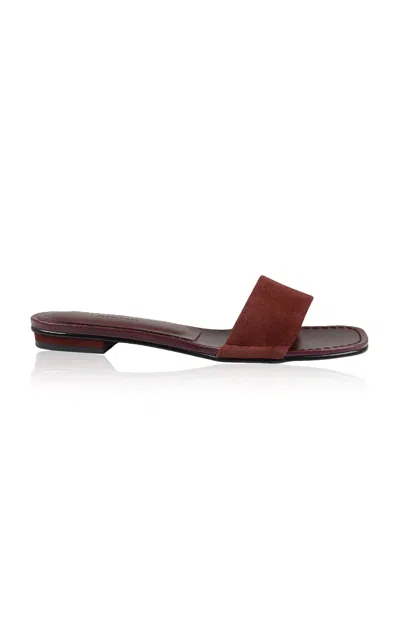 Salondeju Stitch Slide Mule In White