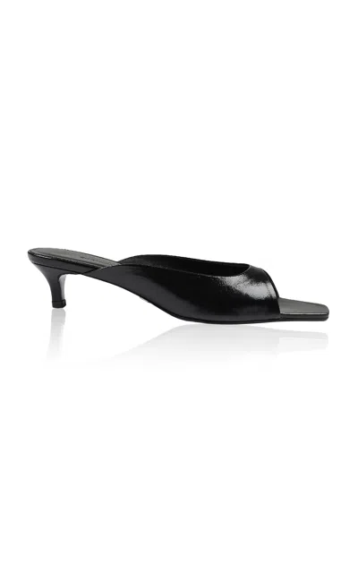 Salondeju Vintage Square Line Mule In Black