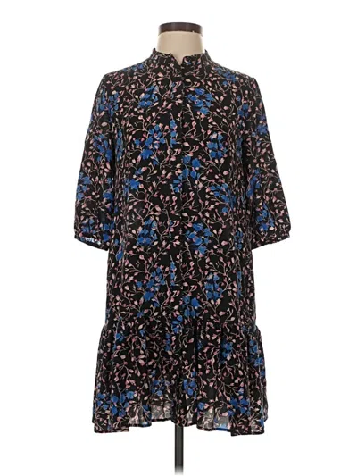 Pre-owned Saloni Casual Dress In Black