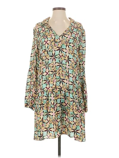 Pre-owned Saloni Casual Dress In Blue