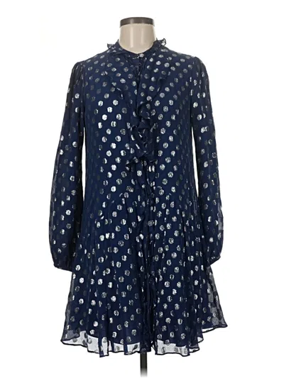 Pre-owned Saloni Casual Dress In Blue