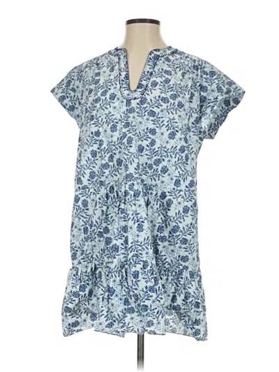 Pre-owned Saloni Casual Dress In Blue