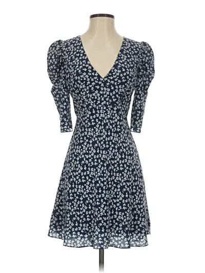Pre-owned Saloni Casual Dress In Blue