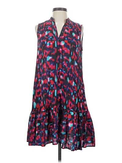 Pre-owned Saloni Casual Dress In Blue