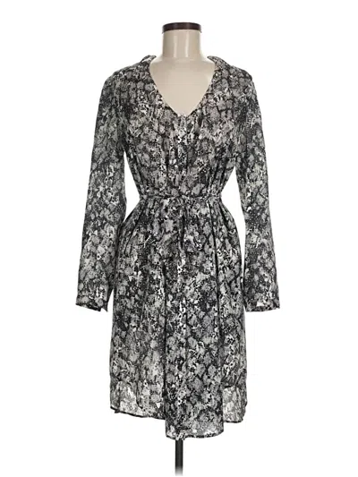 Pre-owned Saloni Casual Dress In Gray