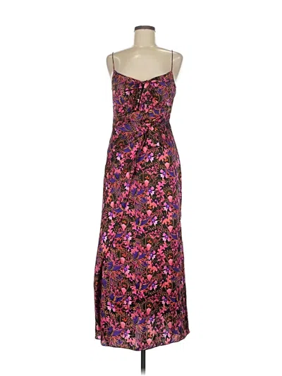 Pre-owned Saloni Casual Dress In Purple