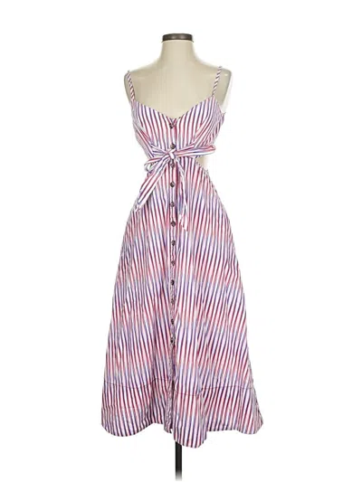 Pre-owned Saloni Casual Dress In Red