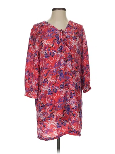 Pre-owned Saloni Casual Dress In Red