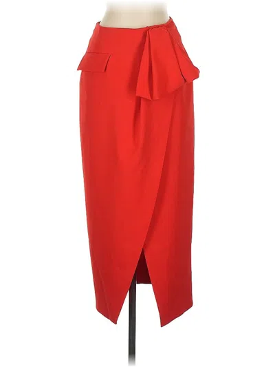 Pre-owned Saloni Casual Skirt In Red