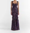 Saloni Chandra Dress In Rose Petal