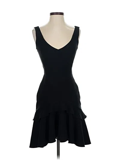 Pre-owned Saloni Cocktail Dress In Black