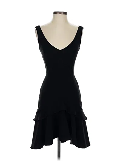 Pre-owned Saloni Cocktail Dress In Black