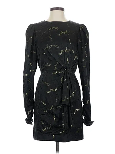 Pre-owned Saloni Cocktail Dress In Black