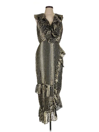 Pre-owned Saloni Cocktail Dress In Black