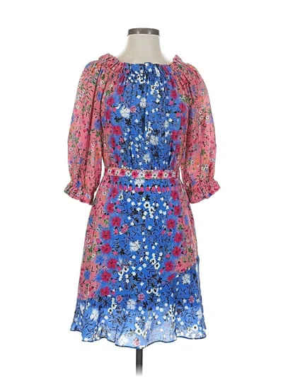 Pre-owned Saloni Cocktail Dress In Blue