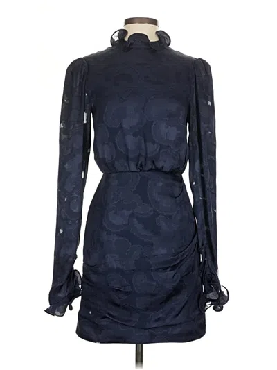 Pre-owned Saloni Cocktail Dress In Blue