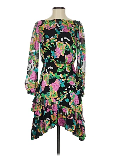 Pre-owned Saloni Cocktail Dress In Green