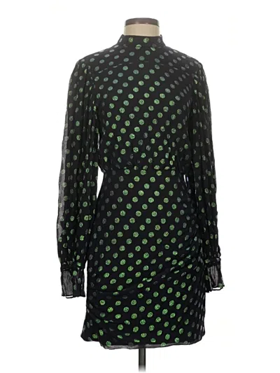 Pre-owned Saloni Cocktail Dress In Green