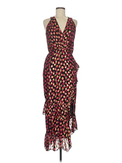 Pre-owned Saloni Cocktail Dress In Pink