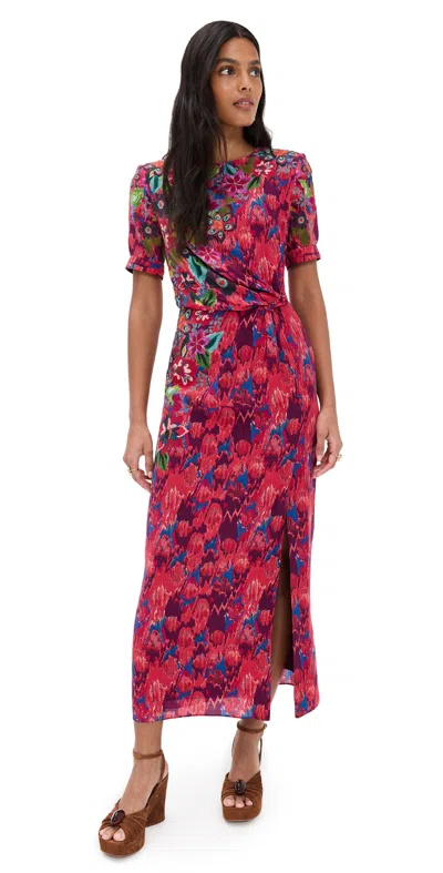 Saloni Devi Dress Astilbe Meadow Plmt In Multi