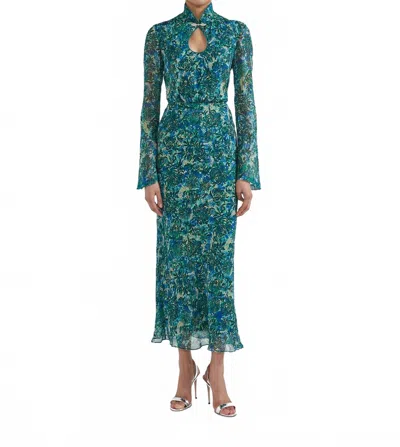 Saloni Domino-b Dress In Python Flower