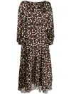 Saloni Kim-b Dress In 1358 Noir Daybreak Sml 1358no