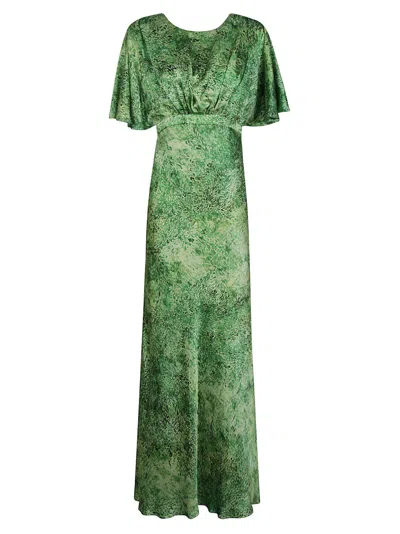 Saloni Dresses In Fantasia Verde