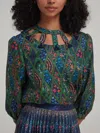 SALONI GIANNA TOP IN LABYRINTH BEADED