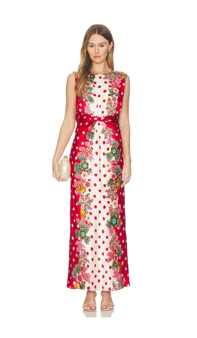 Saloni Gwen Dress In Multi