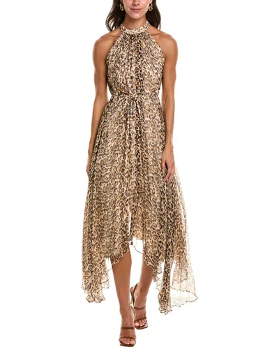 Saloni Irina Gown In Animal Print