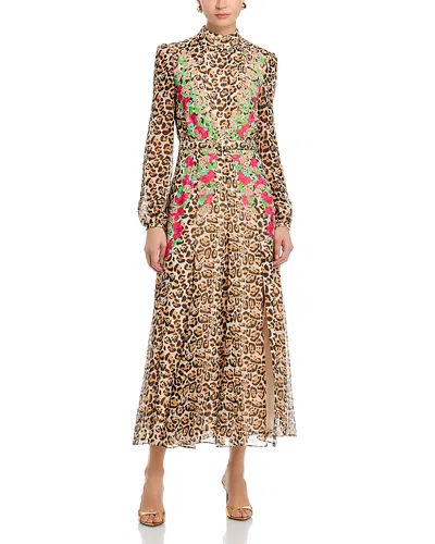 Saloni Jacqui-d Dress In Brown