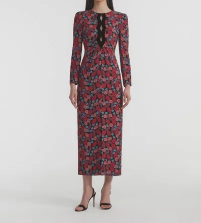 Saloni Jinx C Dress In Follium Rouge