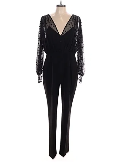 Pre-owned Saloni Jumpsuit In Black