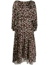 Saloni Kim-b Dress In 1358 Noir Daybreak Sml 1358no