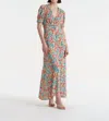 Saloni Lea Paisley-print Maxi Dress In Multi
