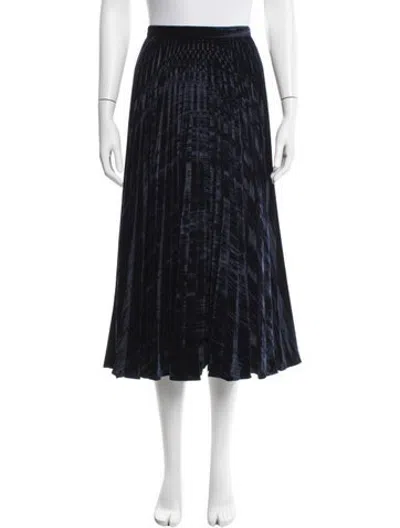 Pre-owned Saloni Long Skirt W/ Tags In Blue